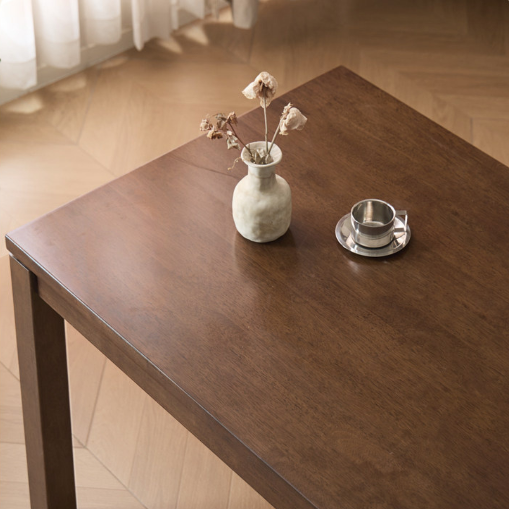 Lana Solid Rubber Wood Dining Table
