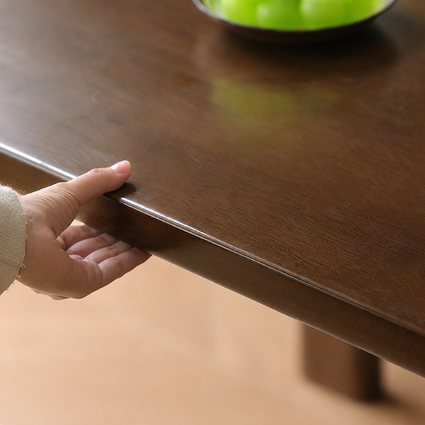 Lana Solid Rubber Wood Dining Table