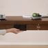Lana Solid Rubber Wood Dining Table