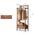 Lanester Natural Solid Walnut Coat Rack