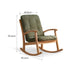 Larvik Natural Solid Oak Fabric Rocking Chair | Oak Furniture Store
