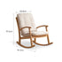 Larvik Natural Solid Oak Fabric Rocking Chair | Oak Furniture Store
