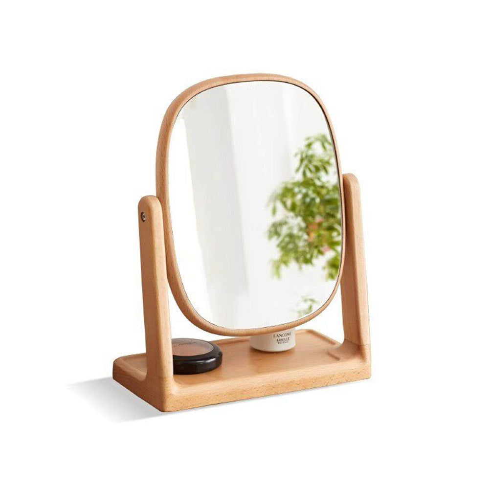 Lauco Solid Hardwood Small Table Mirror
