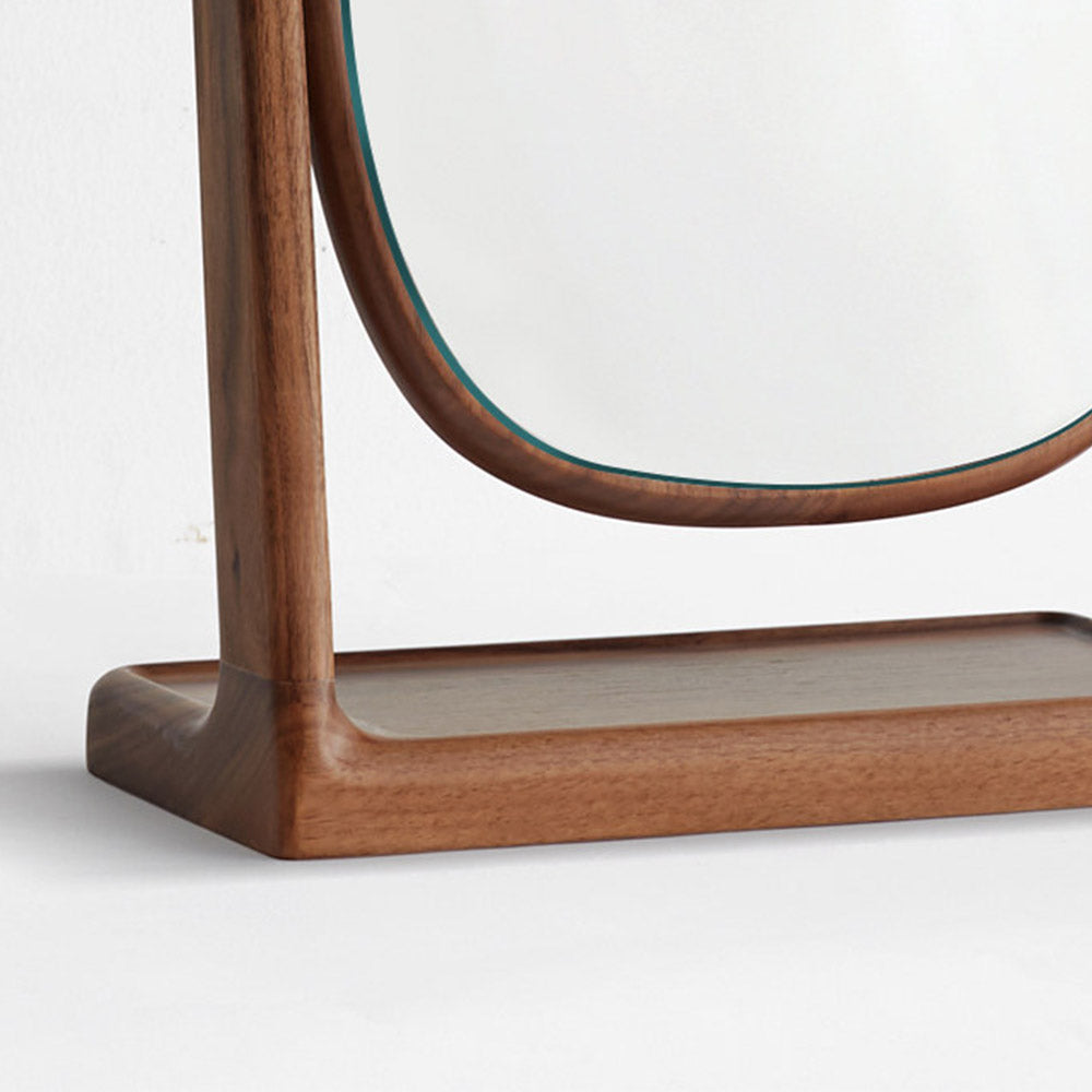 Lauco Solid Hardwood Small Table Mirror