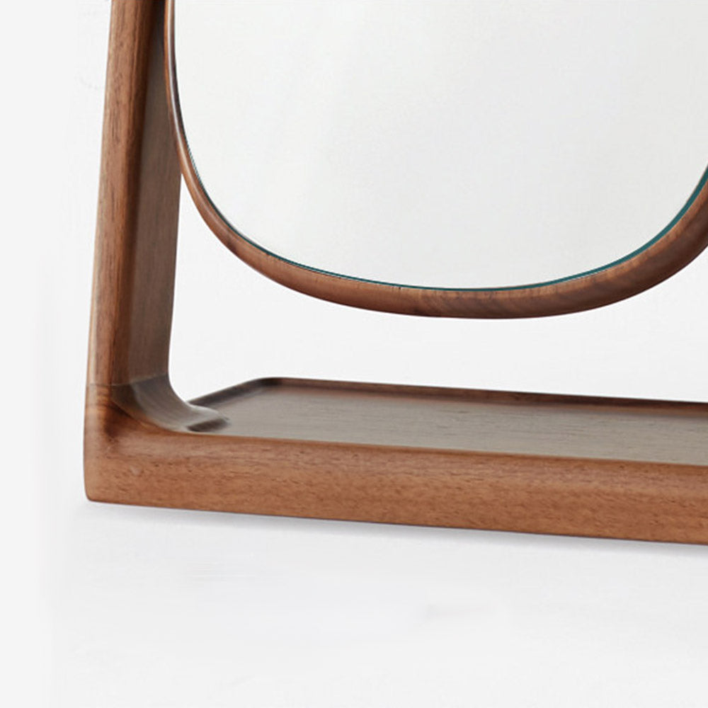 Lauco Solid Hardwood Small Table Mirror