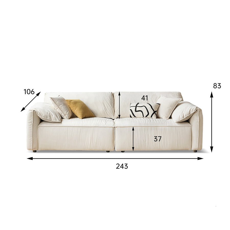 Launac Microsuede Sofa | Oak Furniture Store