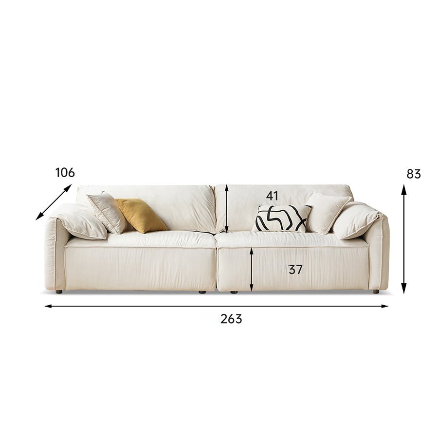 Launac Microsuede Sofa | Oak Furniture Store