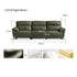Lillviken Genuine Leather Electric Recliner Sofa