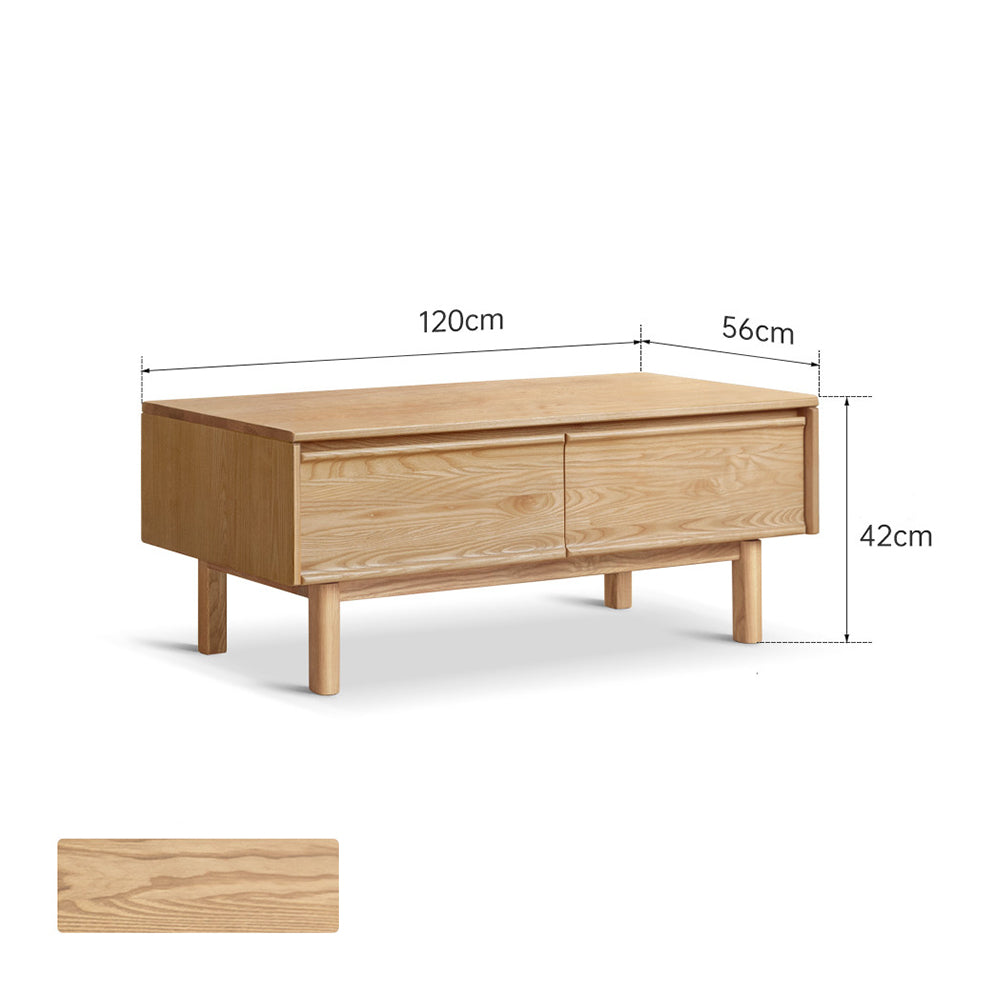 Lenola Natural Solid Ash Coffee Table
