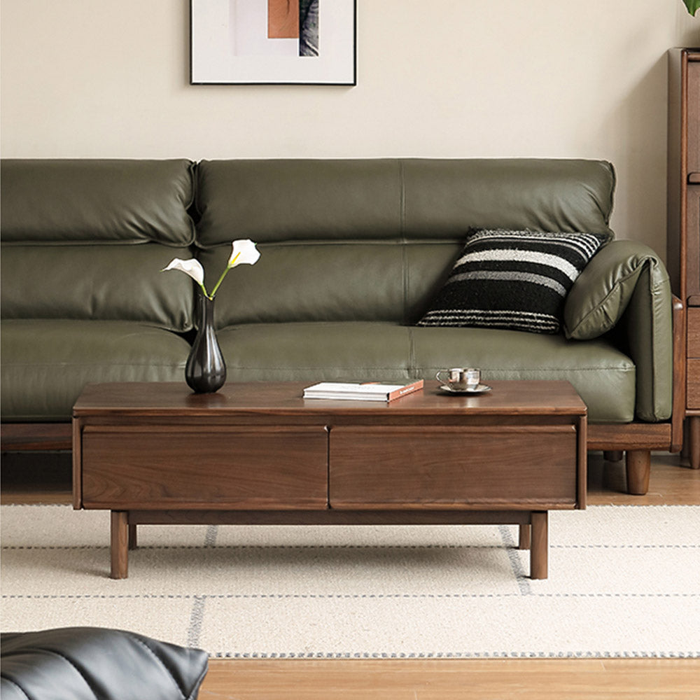 Lenola Natural Solid Walnut Coffee Table