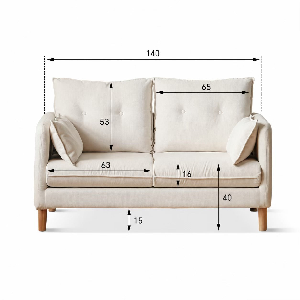 Lentini Fabric Sofa