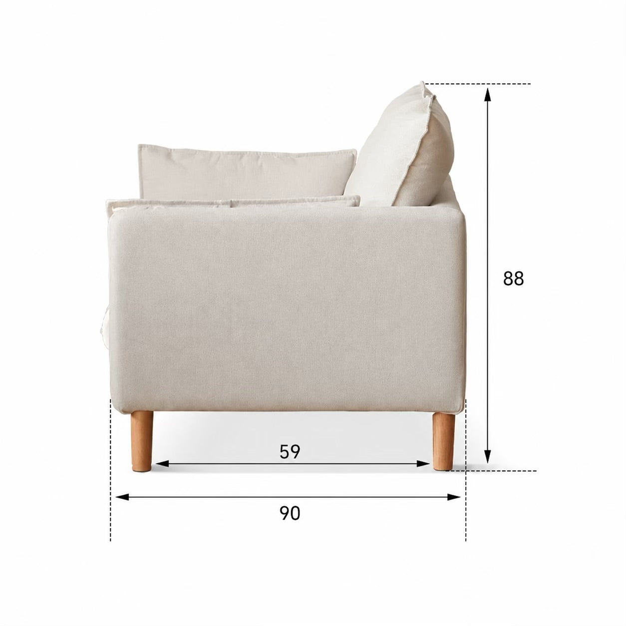 Lentini Fabric Sofa