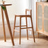 Leszno Natural Solid Oak Bar Stool | Oak Furniture Store