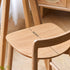 Leszno Natural Solid Oak Bar Stool | Oak Furniture Store