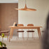 Letur Natural Solid Oak Extending Dining Table
