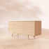 Letur Natural Solid Oak Large Sideboard | Oak Furniture Store
