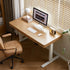 Lillers Solid Ash Electric Height Adjustable Computer Desk | Oak Furniture Store