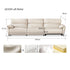 Lillviken genuine leather electric recliner sofa in modern kiwi living room