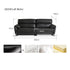 Lillviken genuine leather electric recliner sofa in modern kiwi living room