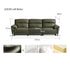 Lillviken genuine leather electric recliner sofa in modern kiwi living room