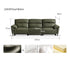 Lillviken genuine leather electric recliner sofa in modern kiwi living room