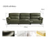 Lillviken genuine leather electric recliner sofa in modern kiwi living room