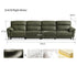 Lillviken genuine leather electric recliner sofa in modern kiwi living room