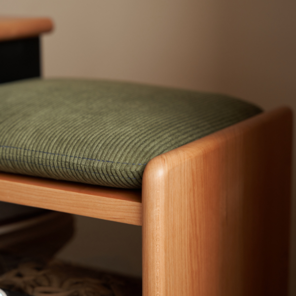 Limina Natural Solid Cherry Shoe Bench