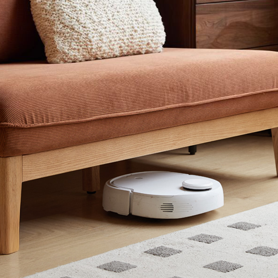 Limoges Natural Solid Oak Corduroy Sofa