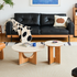 Lincoln Natural Solid Cherry Coffee Table Set