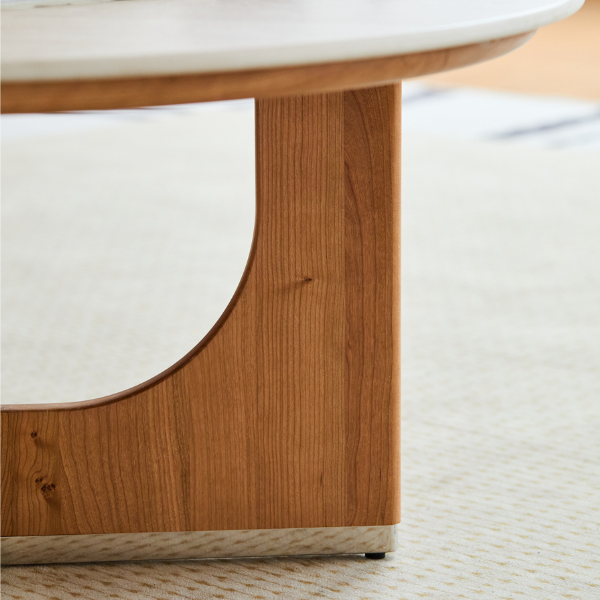 Lincoln Natural Solid Cherry Coffee Table Set