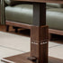 Linnich Natural Solid Walnut Height Adjustable Coffee Table