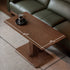 Linnich Natural Solid Walnut Height Adjustable Coffee Table