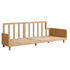 Lipari Natural Solid Oak Chenille Sofa