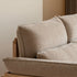 Lipari Natural Solid Oak Chenille Sofa