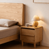 Lisburn Natural Solid Ash Bedside Table
