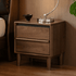 Lisburn Natural Solid Walnut Bedside Table