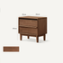 Lisburn Natural Solid Walnut Bedside Table