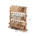 Lodine natural solid beech shoe shelf with open breathable design for shoe storage in NZ homes
