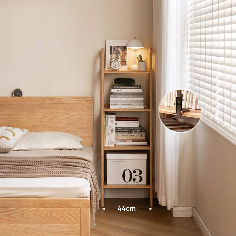 Loitz Natural Solid Oak Storage Shelf | Oak Furniture Store