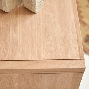 Lorris Natural Solid Oak Sideboard - Oak Furniture Store