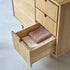 Lorris Natural Solid Oak Single Basin Vanity Unit - Oak Furniture Store