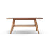 Lubin Natural Solid Oak Coffee Table with Shelf | small coffee table for books and decors for NZ | Oak Furniture Store
