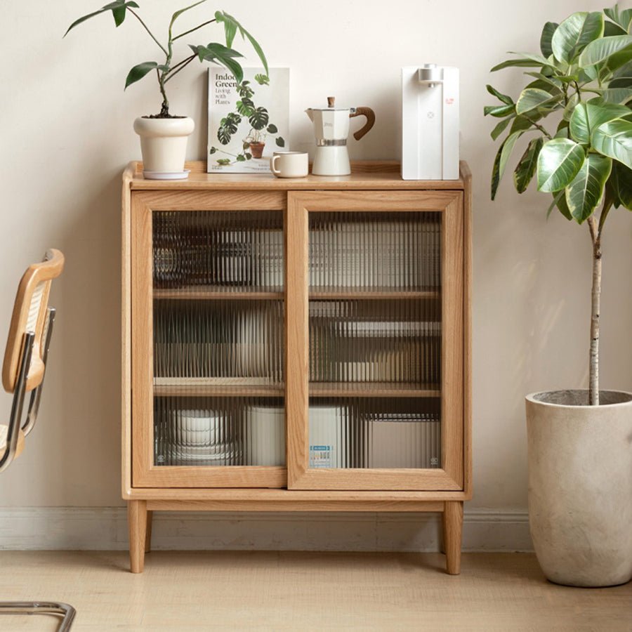 Lund Natural Solid Oak Small Sideboard | Oak Furniture Store