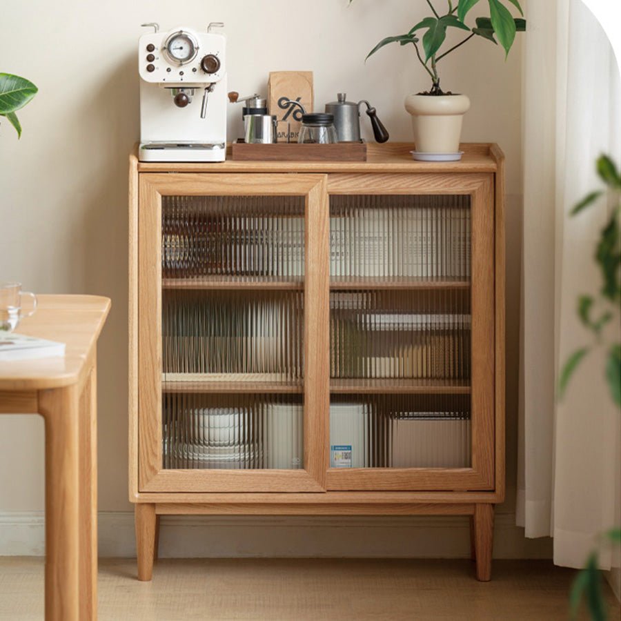 Lund Natural Solid Oak Small Sideboard | Oak Furniture Store