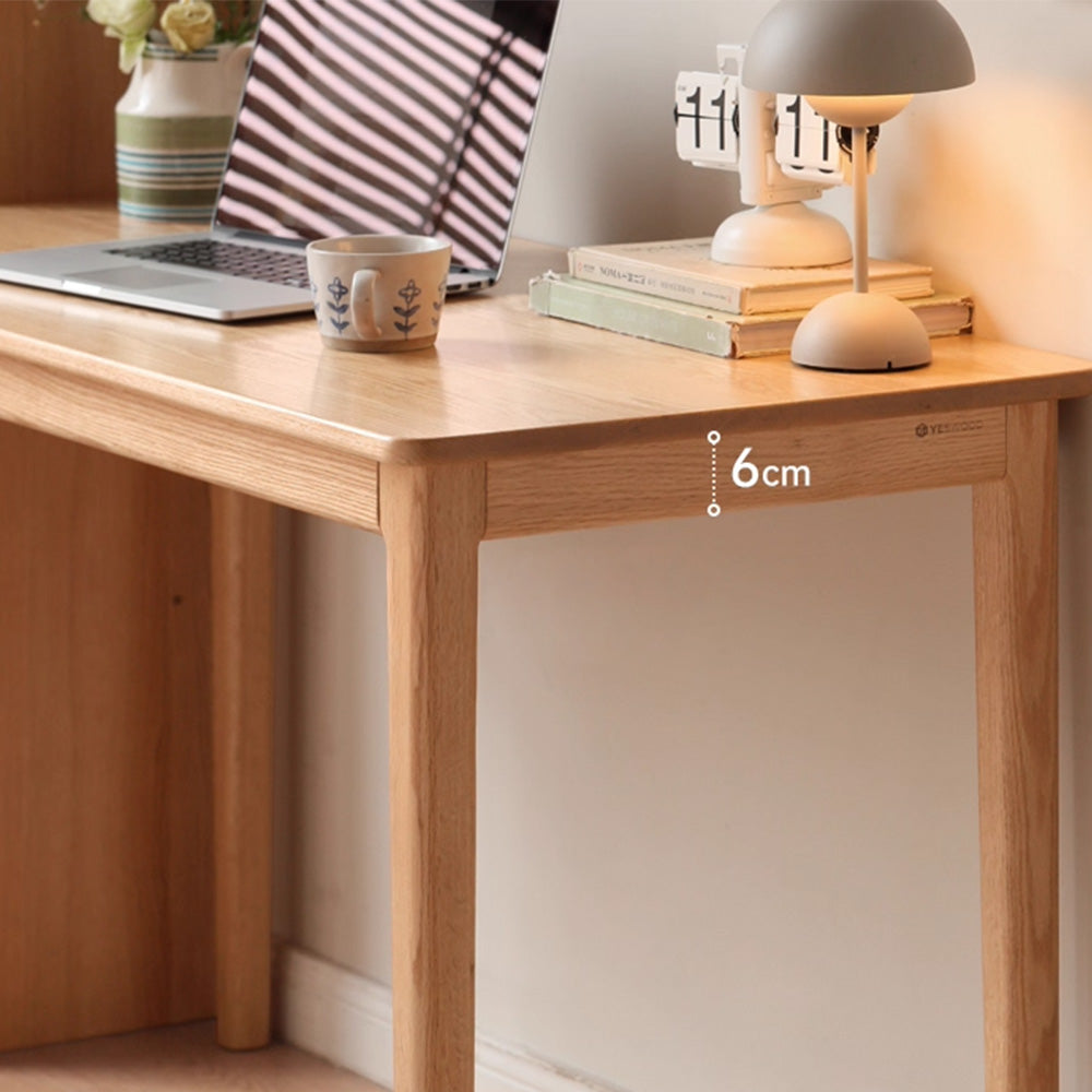 Lyon Natural Solid Oak Office Desk