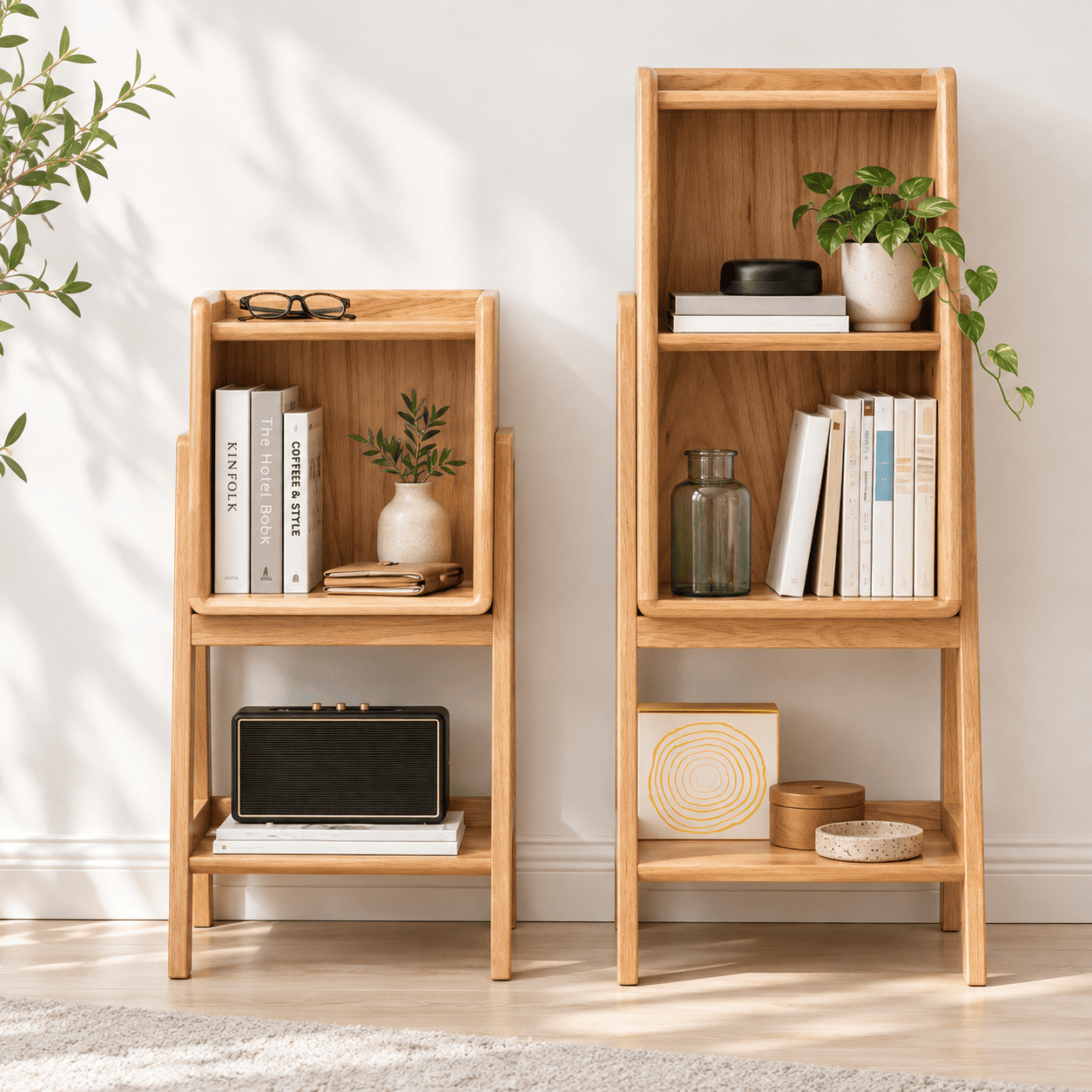 Macon Solid Oak Small Bookcase