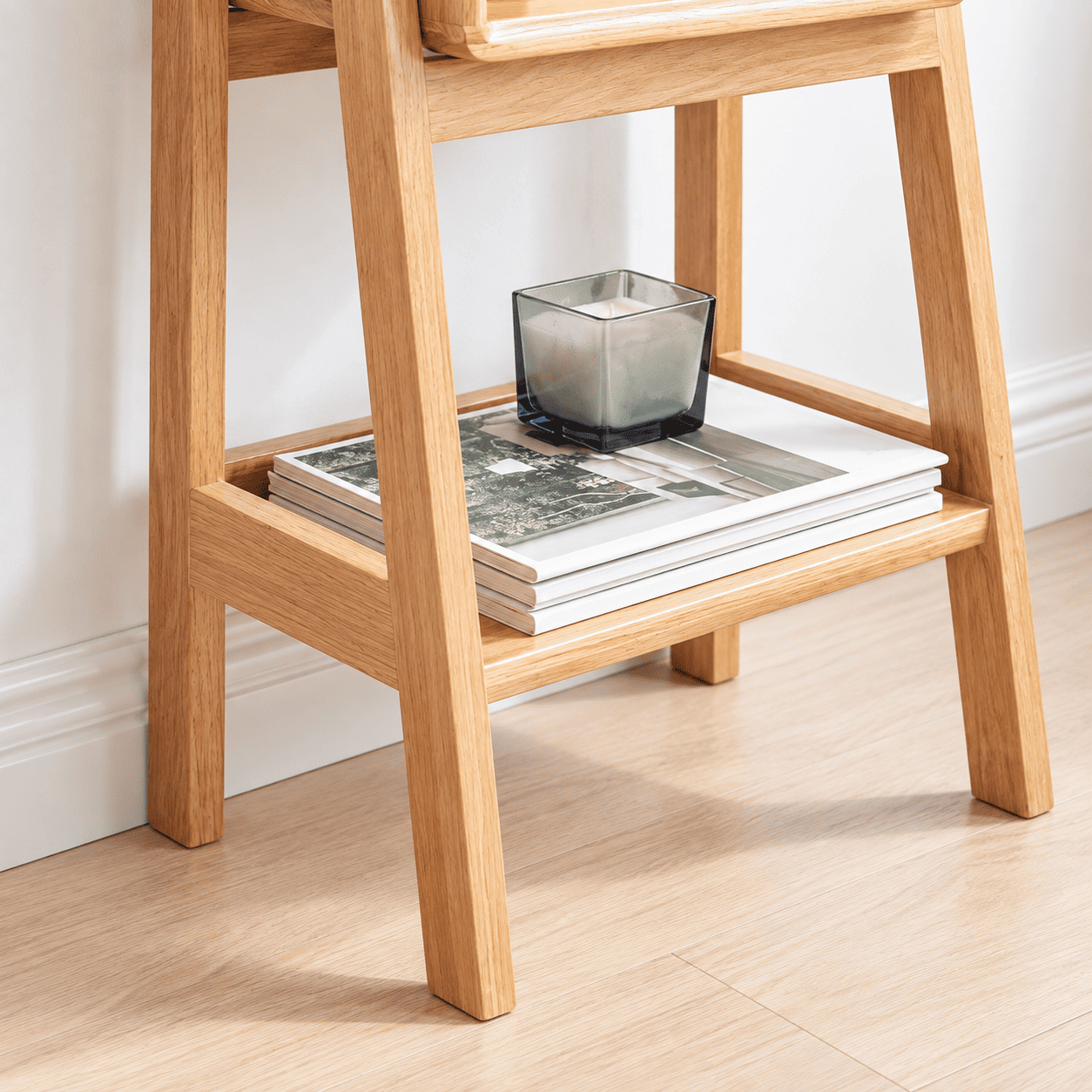 Macon Solid Oak Small Bookcase
