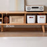Malmo Natural Solid Oak Entertainment Unit Design Two - Oak Furniture Store