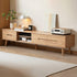 Malmo Natural Solid Oak Entertainment Unit Design Two - Oak Furniture Store